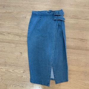 Jluxlabel midi Jean skirt XL
